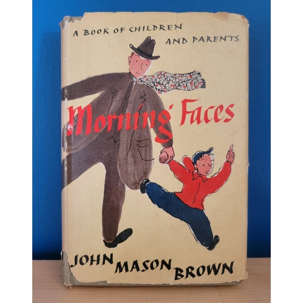 Signed 1949 Morning Faces, John Mason Brown Susanne Suba Autographed Book HC
